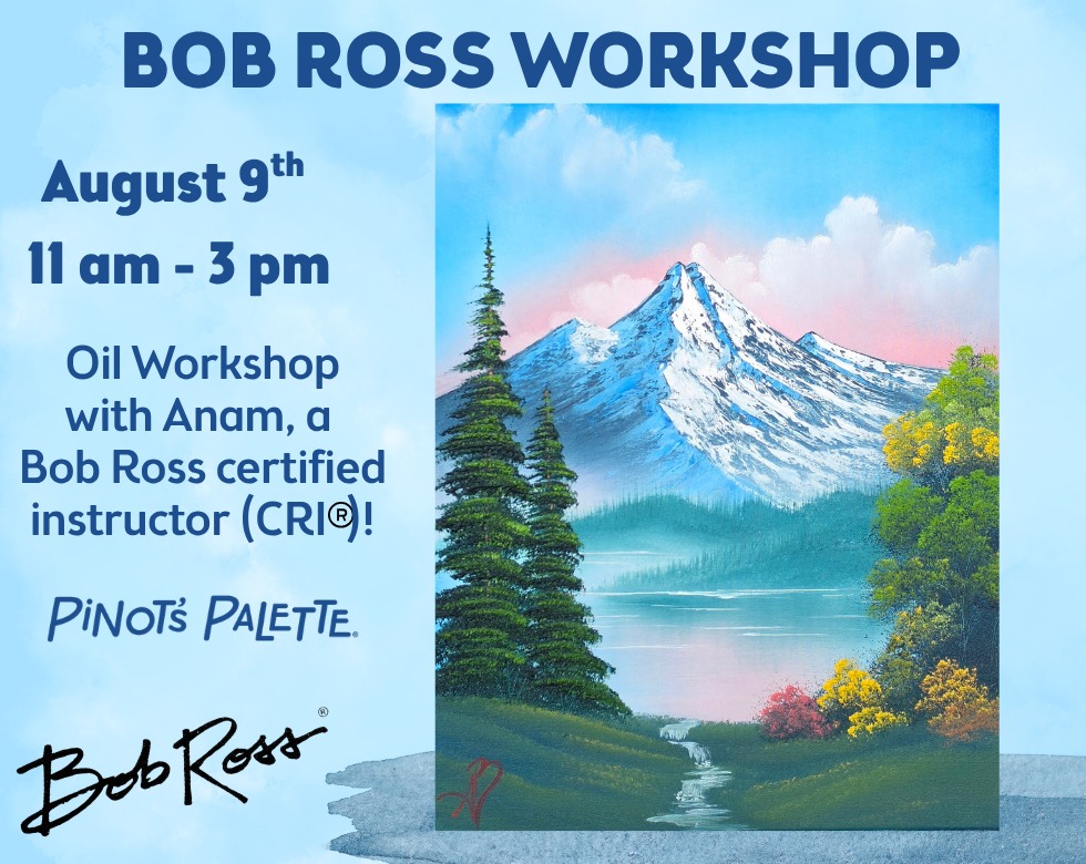 Bob Ross Oil Painting - with Certified Ross Instructor Anam Bokhari